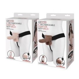 Страпон Lux Fetish 6&quot; Rechargeable