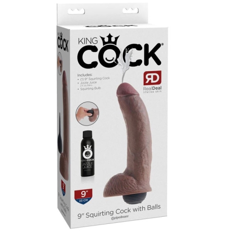 Кончающий фаллоc King Cock 9 Squirting